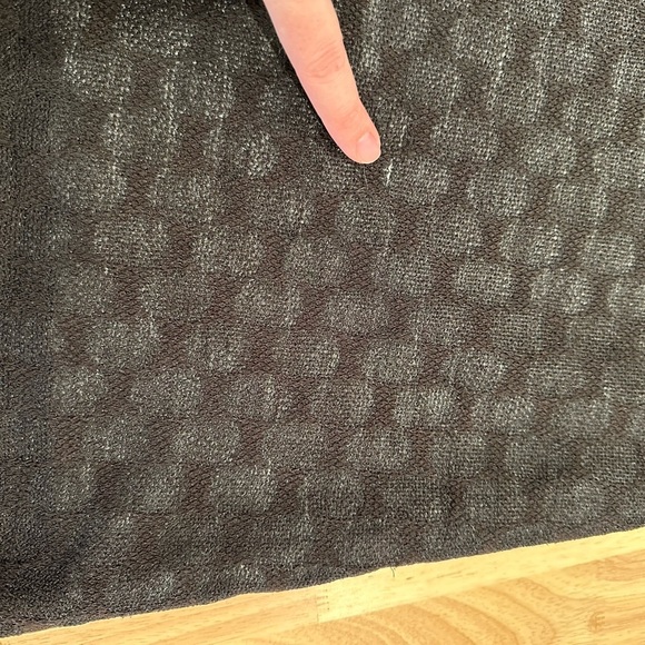 90's Vintage Y's Yohji Yamamoto Black Geometric Pattern Sleeveless Dress Small - Picture 6 of 8